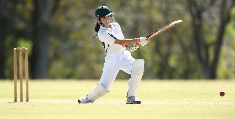 Girl cricketer