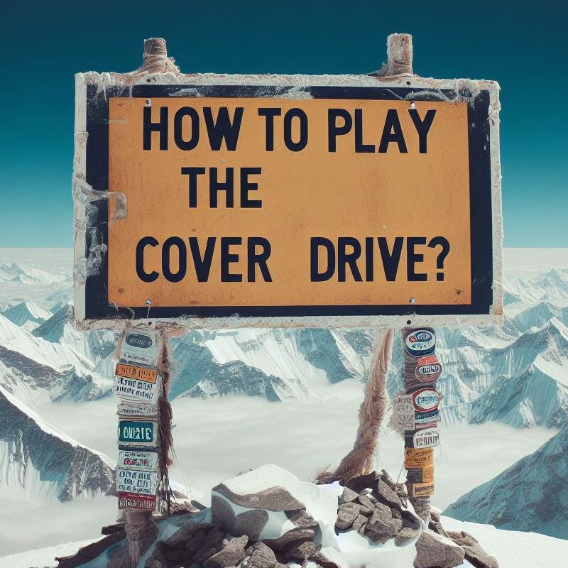 How to play the cover drive in cricket