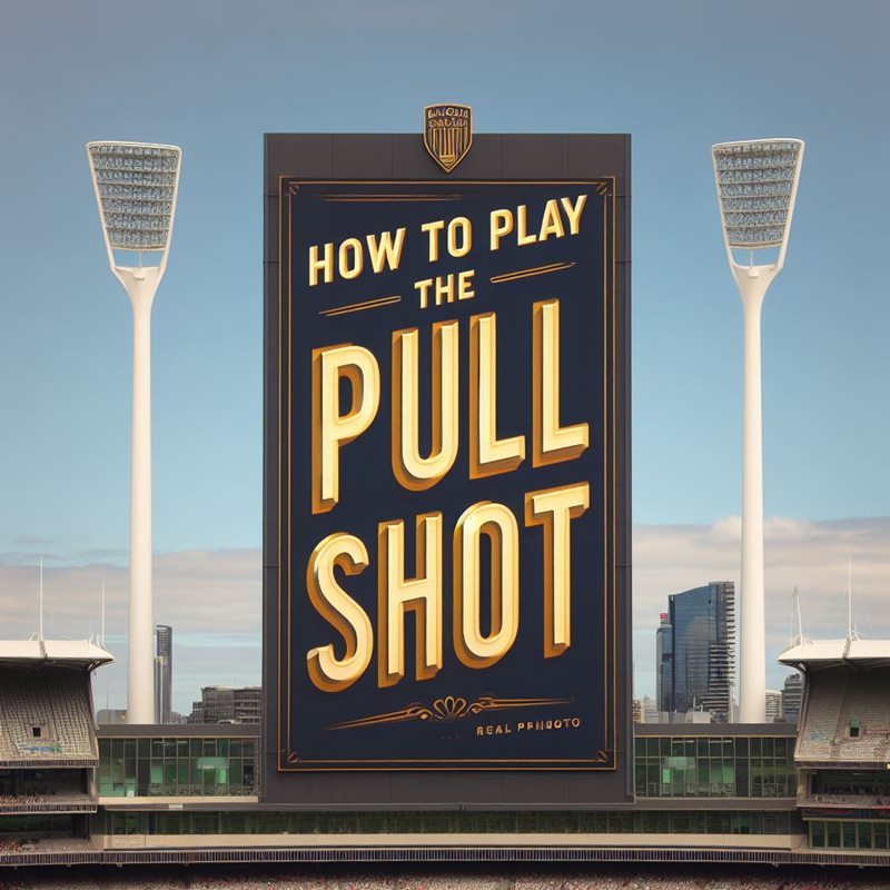 How to play the pull shot